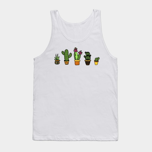 Mini Set Of Cactus Tank Top by faiiryliite